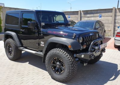 Leštění auta Jeep Rubicon