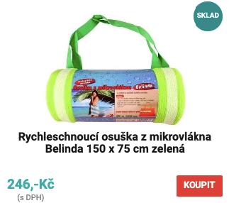 Rychleschnoucí osuška z mikrovlákna