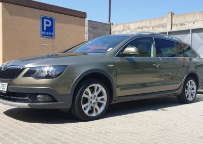 Leštění laku ŠKODA SUPERB SCOUT