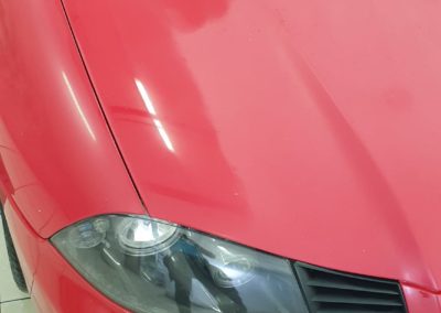 Renovace laku a leštění auta SEAT IBIZA detail před