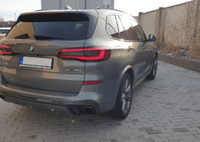 BMW X5 Renovace laku pohled zezadu