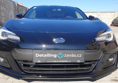 jednokrokové leštění vozu Subaru brz