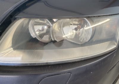 foto po renovaci světlometů vozu Audi A6