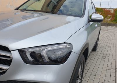 keramická ochrana laiků vozu mercedes gle detailní foto